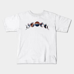 Moon Phases Kids T-Shirt